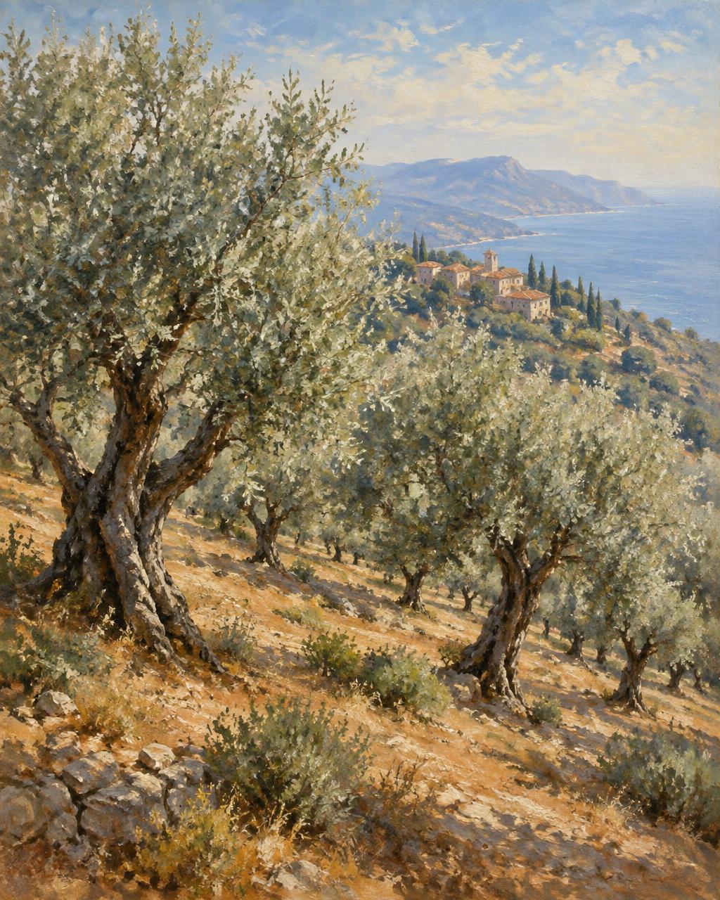 Olive Grove, Midday