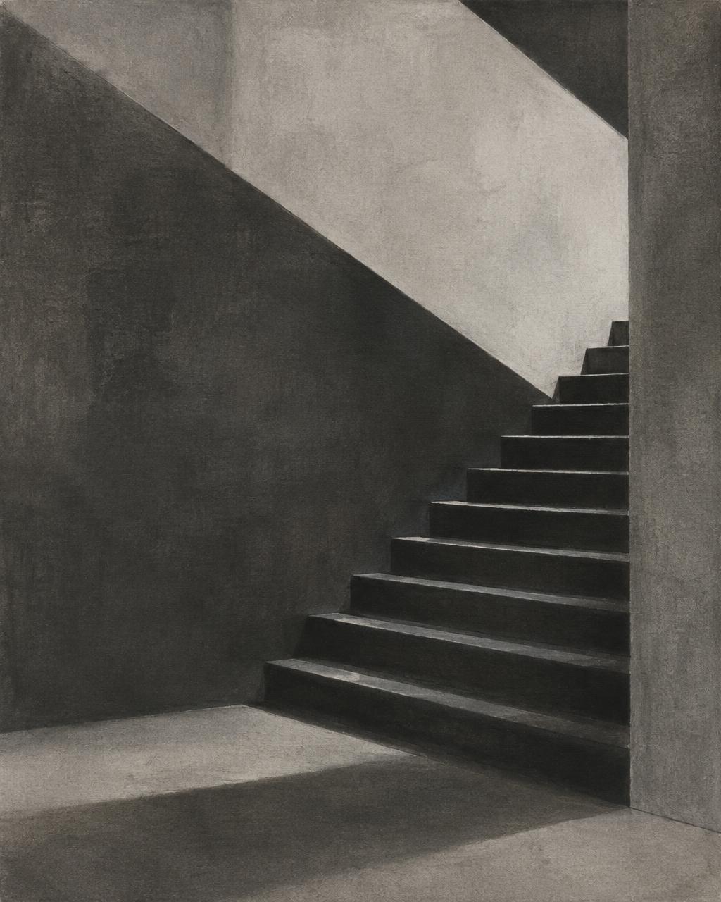 Stairwell, Late Afternoon